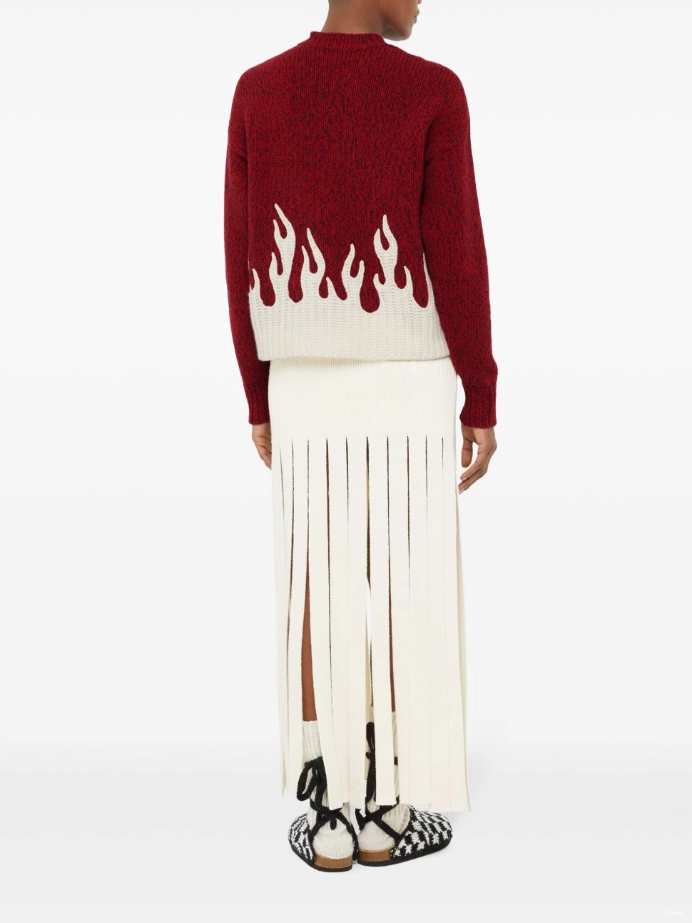 Affordable Alanui blend Women jumper crew-neck wool-cashmere 0809